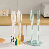 1PC Support de rangement pour gants, séchoir à gants, porte-serviettes, égouttoir de comptoir, accessoire d'évier de cuisine