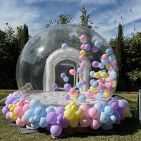 Maison gonflable de rebond de bulle tente pleine d'entrain d'enfants en cristal faite sur commande