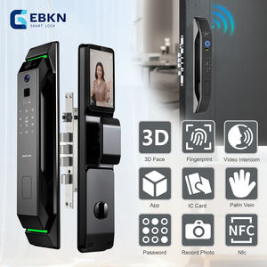 Videoportero en Tiempo Real con Reconocimiento Facial 3D, Cerradura Inteligente para Puerta con <span class=keywords><strong>Control</strong></span> Remoto Tuya, Cerradura Digital Inteligente con Huella Dactilar - Product Image 2