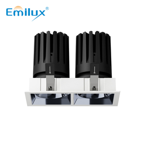 Hiện đại 2*10 wát LED Downlight lịch thi đấu cho nhà khách sạn bar văn phòng & kho cơ thể nhôm 3000k-4000K CCT <span class=keywords><strong>220V</strong></span> cho văn phòng kho - Product Image 2