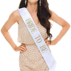 7 pièces/ensemble célibataire ceintures mariée à être ceinture mariage mariée Bachelorette fête décorations fournitures faveurs courte reine chaude maman - Product Image 6