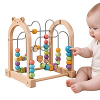 Jouet éducatif Montessori en bois, labyrinthe à billes, montagnes russes, STEM, pour les tout-petits