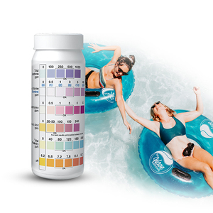 Kit de <span class=keywords><strong>test</strong></span> de <span class=keywords><strong>piscine</strong></span> professionnel 6 en 1 bandelettes pour analyse de l'eau accessoires de <span class=keywords><strong>piscine</strong></span>/spa - Product Image 1