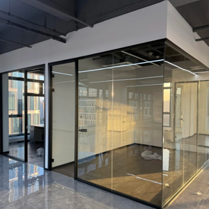 Cloison <span class=keywords><strong>de</strong></span> séparation écologique pour salle <span class=keywords><strong>de</strong></span> réunion, cloison en verre insonorisée, séparateur <span class=keywords><strong>de</strong></span> bureau intérieur, <span class=keywords><strong>vente</strong></span> directe d'usine - Product Image 2