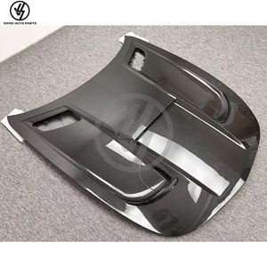 New Black Glossy Twill Weave Full Dry Carbon Fiber Front Hood for AMG GT GTC GTS 2015-2018 Car Parts - Product Image 4