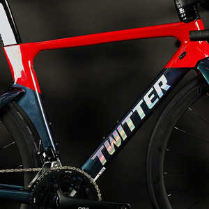 Bicicleta de Carretera Twitter Bike Aurora 2022 para Hombre, con Frenos de Disco Hidráulicos Completos, Cuadro de Fibra de Carbono, Horquilla de Aluminio, Estilo Urbano - Product Image 1