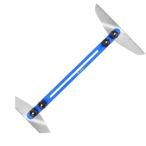Uncle J Multi Functional Folding Stair Ruler Aluminum 41cm Measuring Tool For Home Stair Renovation - Product Image 1