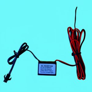 Inversor de Lámina EL de 12 V CC, 0~150 cm2, con Modo de Luz Constante Simple, Bajo Ruido, Entrada de Cable Rojo y Negro para una Conexión Más Fácil - Product Image 1