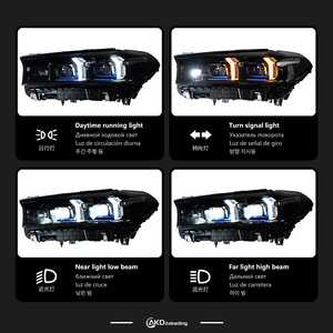 Conjunto de faros LED especial 18-23 para BMW G30 DRL de alta calidad para 525i 530i 535i 540i luz blanca cálida delantera para viejo nuevo - Product Image 5