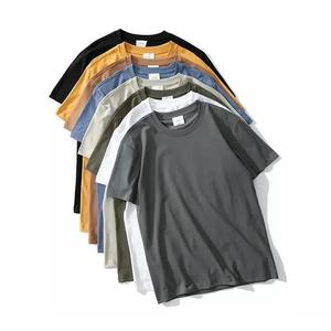 Camiseta Premium de Cuello Redondo para Hombre, 100% Algodón, 210 g/m² |   Logotipo Personalizado en Blanco para Impresión y Bordado, OEM, ODM, MOQ Bajo, Venta al Por Mayor - Product Image 4