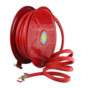 2024 New 1 Inch Manual High Pressure Red Fire Hose Reel