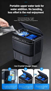 <span class=keywords><strong>Aire</strong></span> <span class=keywords><strong>Acondicionado</strong></span> Portátil Directo de Fábrica con Motor de Voltaje de Operación de 220V, Enfriador de <span class=keywords><strong>Aire</strong></span> Evaporativo <span class=keywords><strong>Vertical</strong></span>, Unidad de Pie - Product Image 4