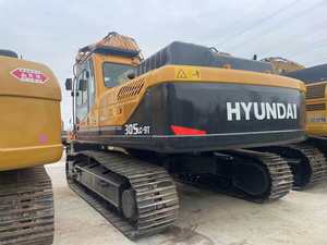 Excavadora de cadenas Hyundai R305LC-9T 30.2T usada certificada, pocas horas de trabajo, motor Yanmar duradero, caja de cambios con mantenimiento completo - Product Image 2