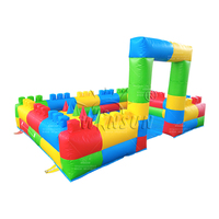 Piscine gonflable colorée commerciale d'intérieur extérieure de WINSUN pour des enfants