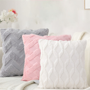 Đệm Nhồi Bông Chất Lượng Cao 45*45CM Vỏ Gối Trang Trí Nhà Siêu Mềm Đệm Màu Trơn Có Khóa Kéo - Product Image 1