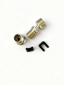 Tất cả các bức tường vòi hoa sen chân cong bằng đồng không cần khoan và có thể xoay 360 ° để lắp ghép - Product Image 2