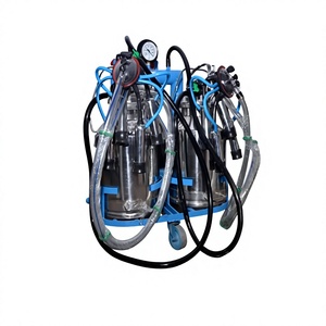Máquina Portátil para Ordeñar Vacas y Cabras, Ordeñadora Eléctrica de Doble Cubeta, Equipo Lechero de Acero Inoxidable - Product Image 2