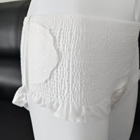 Culottes physiologiques jetables douces et respirantes en coton, anti-fuites, pour soins post-partum et menstruels, protection nocturne