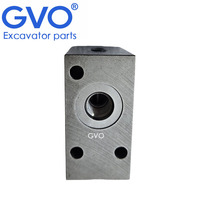 Vanne de temporisation du moteur oscillant GVO, bloc de vanne de type Eaton pour excavatrices de construction R55 R60 R150 R215 R225 R305, pièces de vanne