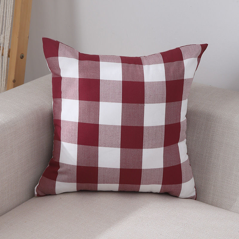 Dark red and white checkered pattern
