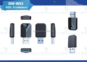 Adaptateur CarPlay sans fil OEM ODM, stable et fiable, dongle USB filaire vers sans fil, ports USB Type-C et USB-A pour voitures - Product Image 6