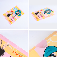 Almacenamiento de papel de prueba directa de fábrica, Material Pp, carpeta en forma de L personalizada ecológica A4 duradera de alta calidad