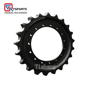 Produsen ekskavator sproket penggerak konveyor jalur karet E315 102-8134 E345B 124-3296 roda gigi sproket konveyor - Product Image 3