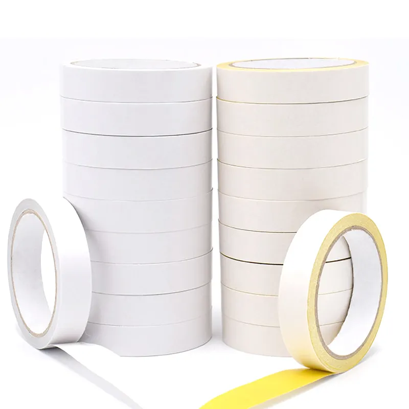Double-Sided White Customized Side Tissue Waterproof Hot Melt Double Sided Adhesive Tape