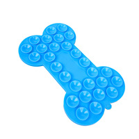 Tapis de léchage en silicone PKY pour chien, anti-glouton, avec ventouse, anti-renversement, durable, gamelle d'alimentation, pour chiots de petite et moyenne taille, pour friandises (non destiné aux animaux de compagnie)