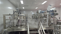 Machine d'émulsification et d'homogénéisation sous vide pour crème corporelle et lotion cosmétique, configuration haut de gamme pour production automatique