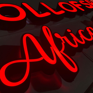 Custom Stainless Steel 3D Frontlit LED Logo Sign Storefront Business <strong>Advertising</strong> <strong>Light</strong> <strong>Box</strong> - Product Image 3