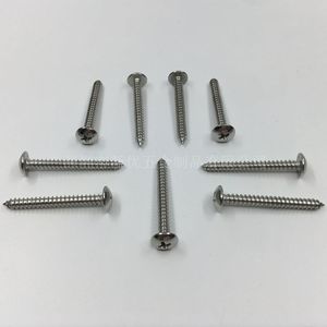<b>M3</b> M4 M5 M6 201 Stainless Steel Phillips Head Self Tapping <b>Screws</b> Flat Round Head Metric Right Hand Class 4.8 Metal Use - Product Image 2
