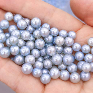 Muses Jewels, Nuevas Perlas Sueltas Naturales <span class=keywords><strong>de</strong></span> Agua Dulce Teñidas, <span class=keywords><strong>de</strong></span> Alta Calidad, 6-7mm, Redondas y Coloridas, Perolas para Artesanía - Product Image 3