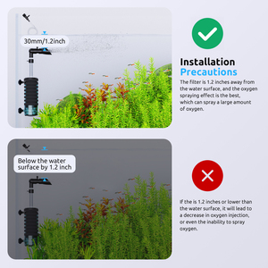 Filter Akuarium Submersible Seaoura SR-703 3-in-1 dengan Media Bio K1 Moving Bed & Bola Keramik - Product Image 5