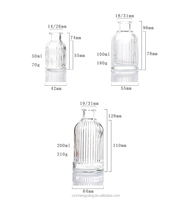 Flacon diffuseur de parfum en verre vide de 100 ml avec bouchon, personnalisable avec logo, sérigraphié, pour huiles essentielles d'aromathérapie