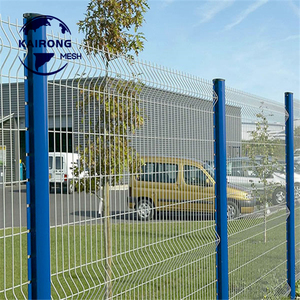 Panel de malla de alambre soldado de Metal Pvc Curvy, valla electrosoldada residencial - Product Image 6