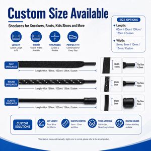 เชือกผูกรองเท้าผ้าไหมแบบแบนสองชั้น ขนาด 2 ซม. สีสันสดใส เรียบลื่น สำหรับเด็กและผู้ใหญ่ ใช้กับรองเท้าผ้าใบและรองเท้าลำลอง - Product Image 4