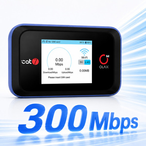OLAX MT60 4G LTE Cat6 Pocket <b>Router</b> 300Mbps Portable Hotspot 2.1" LCD Screen 4000mAh Battery External Antennas Wifi <b>Mobile</b> High- - Product Image 1