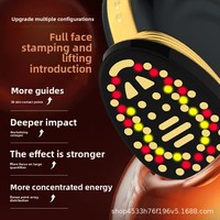 Appareil de beauté au collagène à micro-courant, portable, pour le lifting du visage, raffermissement, massage par vibration, rajeunissement de la peau