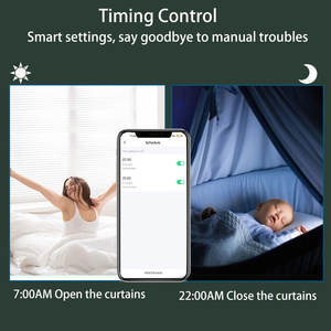 Moteurs de stores automatiques intelligents WiFi Tuya DC, moteurs de rideaux intelligents, entraînement électrique pour rideaux tubulaires 38 mm - Product Image 5