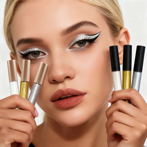 Fard à paupières liquide scintillant waterproof GP Private logo, longue tenue, anti-bavures, végan, effet métallique, maquillage pour les <span class=keywords><strong>yeux</strong></span> - Product Image 1