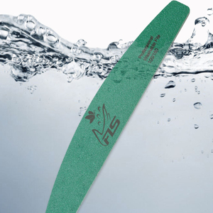 Chuyên nghiệp siêu chất lượng Đức giấy nhám thêm mạnh mẽ sắc nét không thấm nước 100/180 màu xanh lá cây giấy nhám <span class=keywords><strong>Nail</strong></span> tập tin với biểu tượng tùy chỉnh - Product Image 3