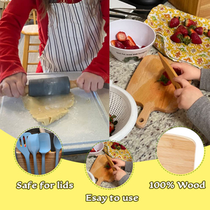 Youlike in legno per bambini che cucinano e cuociono per la vera <span class=keywords><strong>cucina</strong></span> mamma del bambino, vera <span class=keywords><strong>cucina</strong></span> e Set da forno per i bambini - Product Image 2