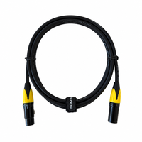 Câble de microphone XLR mâle-femelle OEM RH-X030 avec blindage spiralé, gaine en PVC, conducteur en cuivre sans oxygène