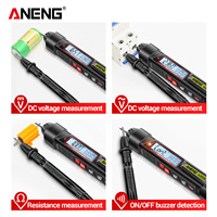 Multimètre numérique A3006, testeur de tension AC/DC professionnel 4000 points, 600V, type stylo, haute précision, indicateur de batterie faible