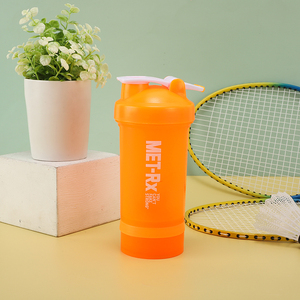 Gagnez une promotion de qualité supérieure Fitness Protein Gym Bouteille d'eau shaker en plastique sans BPA avec boîte à pilules - Product Image 2