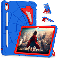 Étui robuste et résistant pour iPad 10e et 11e génération avec support double pliable, bandoulière, design de dessin animé pour enfants, OEM ODM