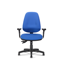 Chaise de bureau moderne en nylon avec dossier en tissu, assise en mousse moulée, base pivotante, plusieurs couleurs, chaise d'ordinateur pour invité ou manager