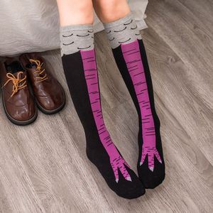 Soxadilly Wholesale <strong>Chicken</strong> <strong>Leg</strong> Socks Women <strong>Stockings</strong> Crazy Funny Party Costume Socks Cluck <strong>Leg</strong> Knee High Socks - Product Image 2