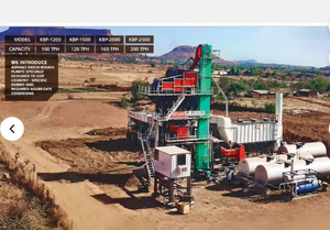 เครื่องผสมยางมะตอยแบบแบทช์มิกซ์ ยี่ห้อ KESAR รุ่น Hot Mix Plant พร้อมมอเตอร์ปั๊ม PLC ประสิทธิภาพสูง 380V เครื่องจักรก่อสร้างถนน คุณภาพสูง - Product Image 2